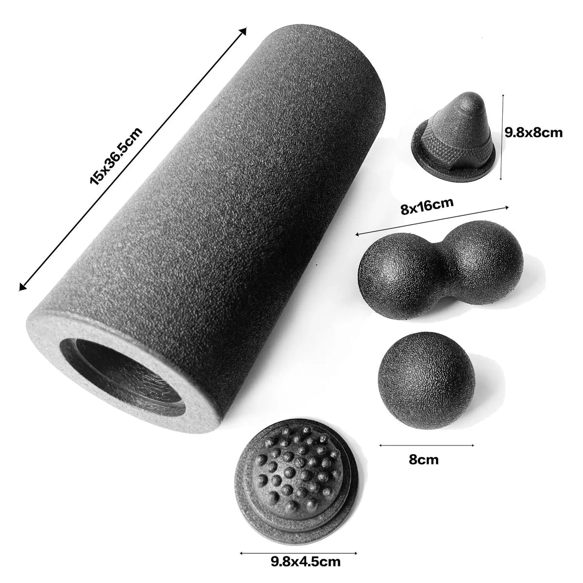 CoreFive 5-in-1 Recovery Roller Set