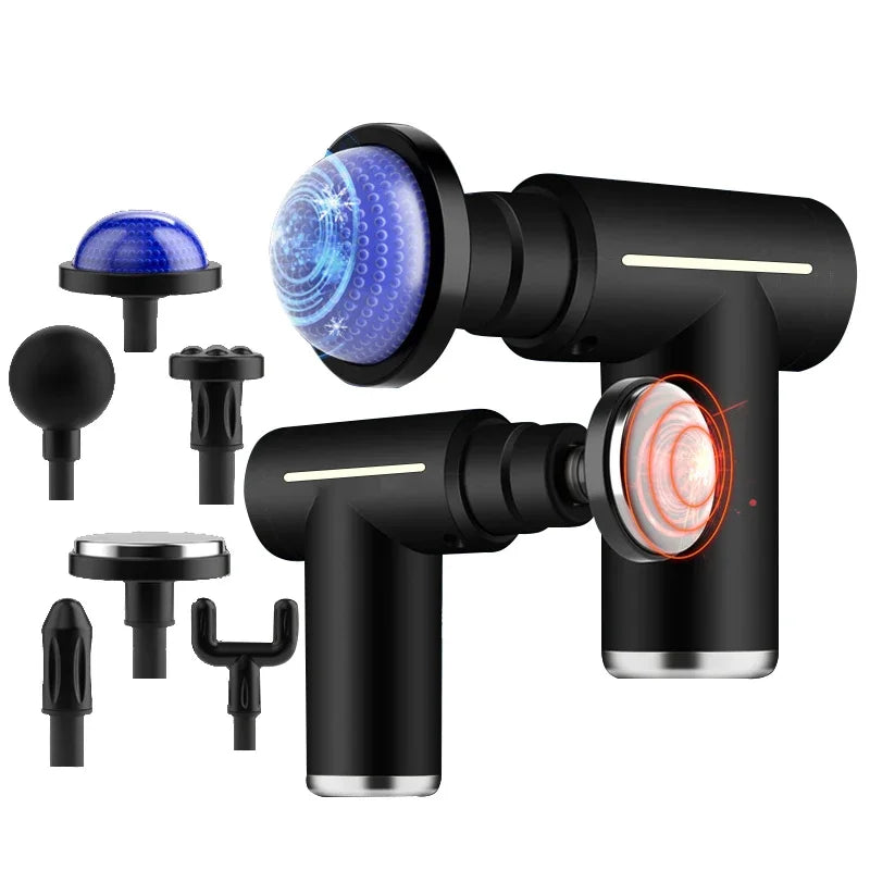 TheraForge Massage Gun with Hot & Cold Compress