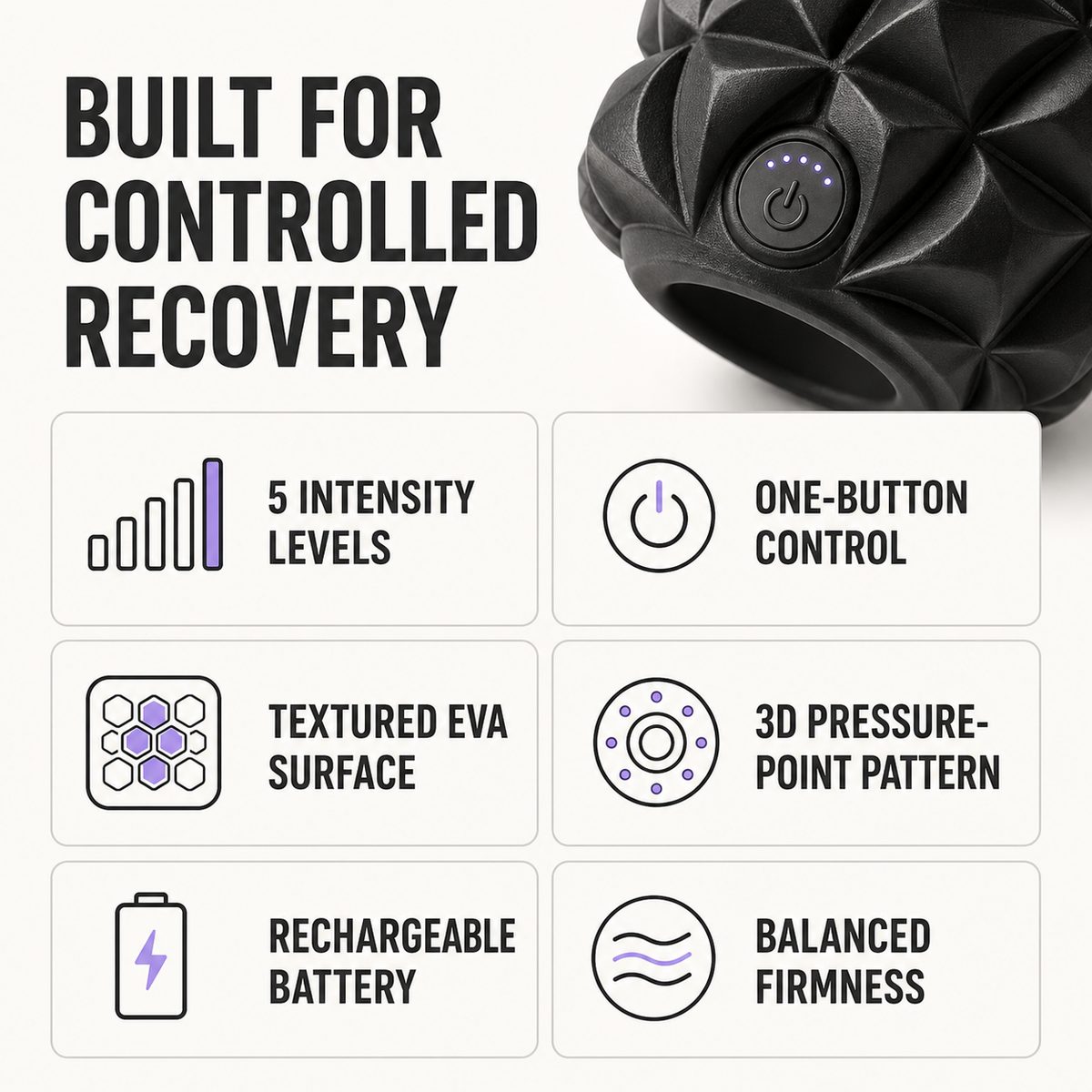 SpineRoll Electric Foam Roller Massager
