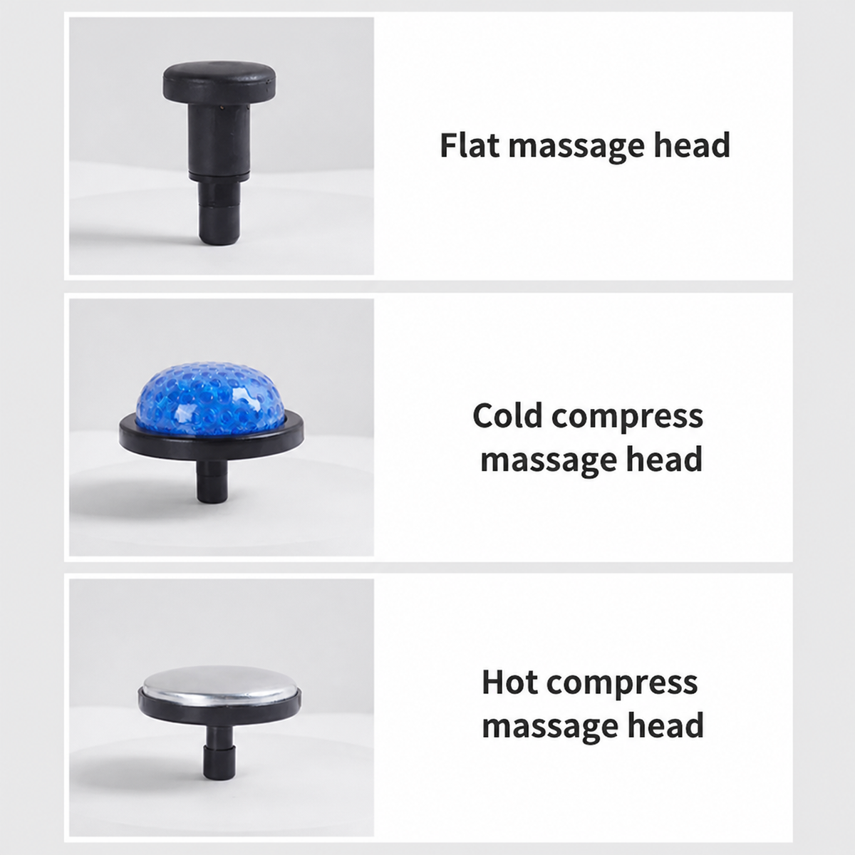 TheraForge Massage Gun with Hot & Cold Compress